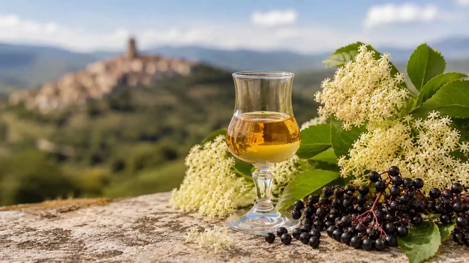 Liquore al sambuco di Chiaromonte